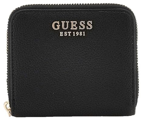 GUESS SWBG8500137BLA LAUREL SLG SMALL ZIP AROUND Women BLACK Size One Size