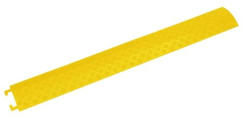 Rampe de Protection Câble Lot de 2, Passe Passage Pont de Câble au Sol 2 pcs 98,5 cm Jaune