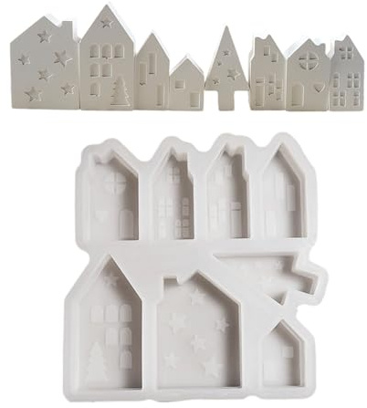 Silicona para manualidades en el hogar, resina, cemento, joyería, reutilizable, diseño de decoración de casa de silicona