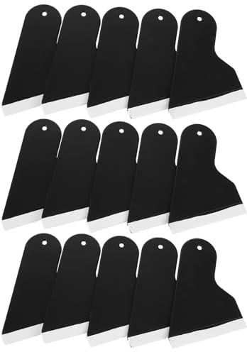 TOPBATHY 25pcs Mobile Phone Film Tool Squeegee Cloth Screen Protector Applicator Soft Edge Scraper for Cell Phone Screen Installation Bubble Remover