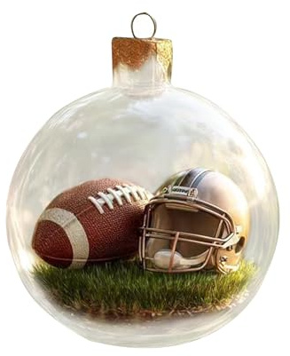 Julgranskulor Och Pynt Miniatyr Scen Boll Med Sportsmotiv För Säsongen