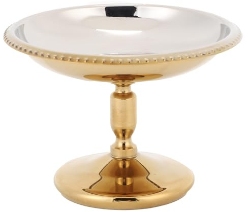 Coppa da Dessert Elegante Ciotola per Gelato in Acciaio Inossidabile per Insalata, Budino di Frutta, Yogurt, Festa, Oro, Ideale per il tè Pomeridiano