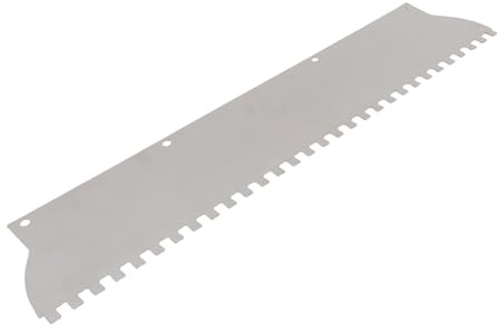 Generic Grande Truelle à Carrelage en Acier Inoxydable à Encoche Carrée, Conçue Efficacement pour la Pose de Carrelage Professionnelle pour Les Entrepreneurs et Les Artisans. (600mm)