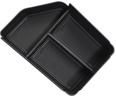 LVDLRAJJ Scatola portaoggetti Compatibile con Kia per EV6 2022 2023 2024-2026 Solo Timone Sinistro Auto Bracciolo Centrale Scatola Portaoggetti Console Centrale Vassoio Organizer