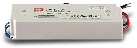 MEAN WELL LPV-100-24 LED-Trafo, 24 V / 4,2 A / 100 W, IP67, Konstantspannung