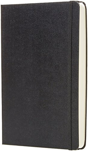 Amazon Basics Tagesplaner und Notizbuch (6 Monate), 14.8cm x 21 cm, fester Einband, Schwarz