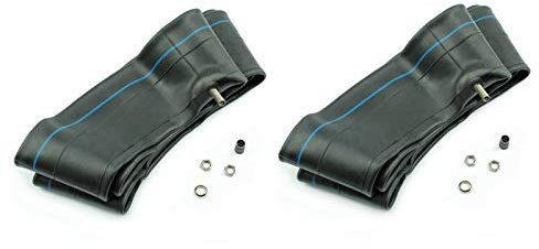 2x Schlauch 3.25-3.50 x 18 Zoll / 4.10/100/90 x 18 Zoll, Ventil TR4 gerade, für Motorrad, Simson, MZ, ETZ, AWO