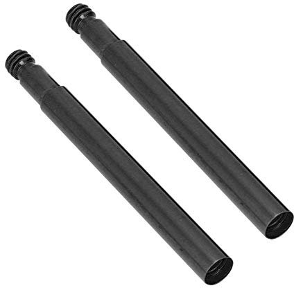 Bnineteenteam Bicycle Presta Valve Extender, 2Pcs 60mm Bicycle Inner Tyre Valves Extension Bicycle Accessories(black)