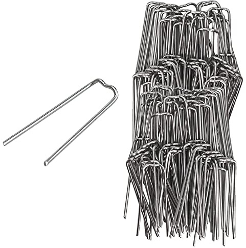 Patenthaften im Set - Verschiedene Größen - Krampen Kranznadeln Haften Steckklammern Patenthafte für Kränze Römerhaften für den Garten (17 x 35 mm 50 Stück)