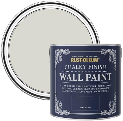 Rust-Oleum Grey Matt Emulsion Wall Paint - Bare Birch 2.5L