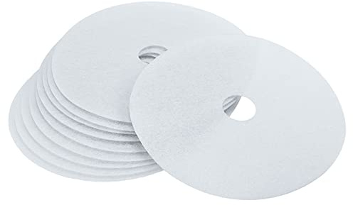 sourcing map Universal Cloth Dryer Exhaust Filter, Cotton 260x40mm White for Clothes Dryer Filter Replacement Pack of 10