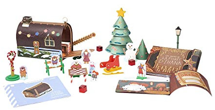 Pandacraft - Boîte aux Lettres de l’Avent - Les Contes de la Forêt d'Ihana - Calendrier de l’Avent avec 3 Histoires et 24 Activités Créatives - Pour Enfants de 3 à 7 Ans