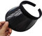 ZAYIUKI Sun Visors UV Protection Hat Cap Sun Cap Sport Transparent Hats Headwear for Womens Men Golf Tennis Cycle Black