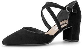 Gabor Escarpins à lanières pour femme, chaussures à talons pour femme, Noir 17., 40 EU