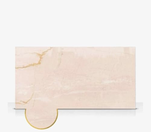 LuxuryQuarry® - Planche à découper en marbre Rosé 40x30cm Marbre italien - Planche à tapas Planche à découper en marbre Planche à fromage - Planche de service et planche à boissons