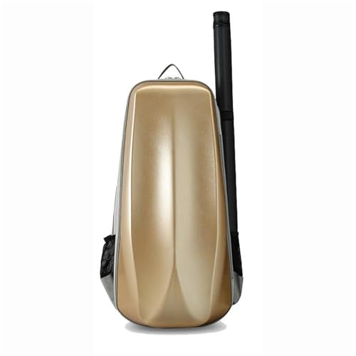 Violin box Violin Case Double Layer Travel Backpack 4/4-3/4 Size Hybrid Carbon Fiber Composite PC With Removable Bow Tube(Gold1)
