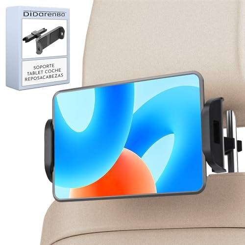 Didarenba Support Tablette Voiture appuie Tete reglable Rotation de 360 Installation Facile sans Outils Compatible avec Les tablettes PC de 7 a 12