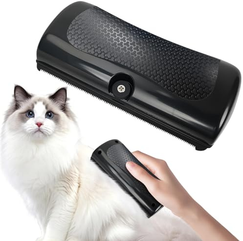 PQKL-party Fellwunder Bürste Hund, Groomify Pet Care Brush mit Komfortgriff, Wunderbürste Hund, Unterwollbürste für Hunde & Katzen, Unterwolle Bürste Für Kurzhaar & Langhaar Felltypen