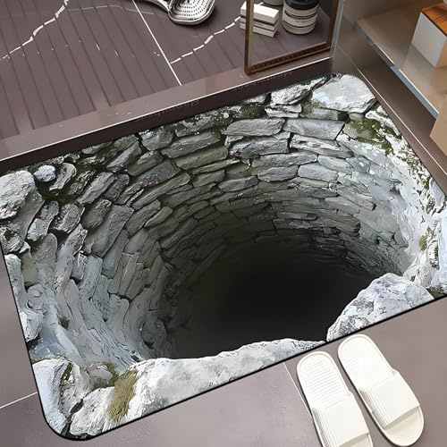 JUXDZISHW K,40 * 60,Felpudo de Entrada, Alfombra Exterior para Puerta, Impermeable, Lavable para Atrapar Suciedad para Recibidor|Alfombrilla Antideslizante, Pasillo, Cocina, Dormitorio