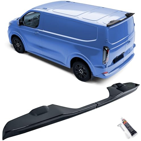 Dach Heckspoiler Schwarz für Ford Tourneo Transit Custom mit Hecktüren ab 23
