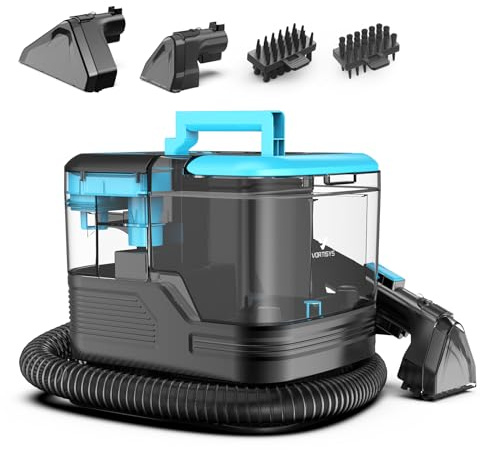Carpet Spot Upholstery Cleaner, 530W/18kPa Handheld Carpet Washer Portable Sofa Cleaner for Rug & Pet Messes, 2.8L Dual Tank Design, Upholstery Carpet Clean Machine for Home, Couch