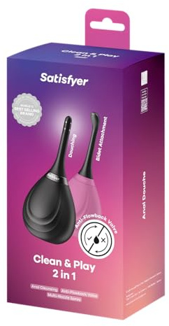 Satisfyer Clean & Play 2 in 1 Analdusche 180 ml | Intimhygiene & Analpflege