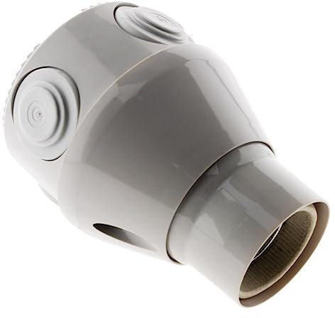 Douille orientable E27 - blanc - Zenitech