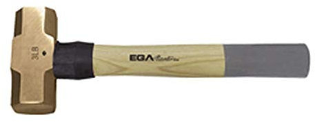 EGA Master Vorschlaghammer 3000 gr Hickory Griff nicht glänzend al-bron