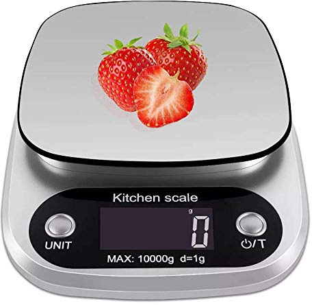 Bilancia alimentare 10 kg di peso, bilancia digitale da cucina e once per cucinare, cuocere