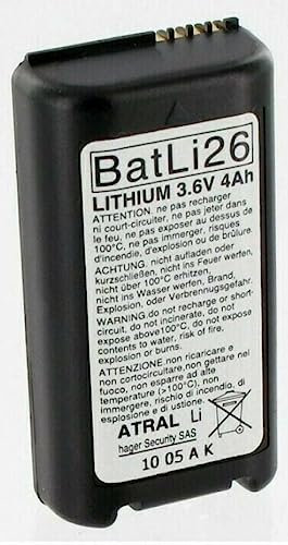 LOGISTY HAGER BATTERIA AL LITIO 3,6V 4 AH PER APPARECCHIATURE HAGER E LOGESTY BATLI26