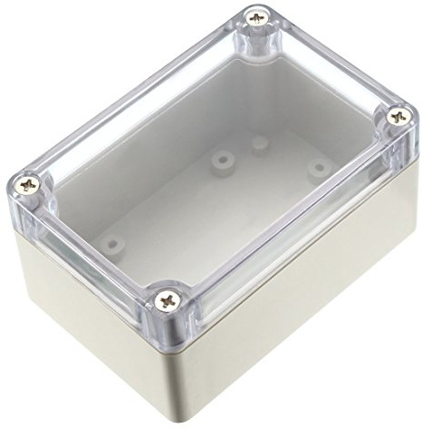 Sourcingmap 100x68x50mm Electronic Waterproof IP65 Sealed ABS Plastic DIY Junction Box Enclosure Case Clear