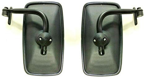 2x Außenspiegel Seitenspiegel Rückspiegel ø15-28 Bagger 280x155 mm mit Spiegelarm Spiegelhalter Bügel SET