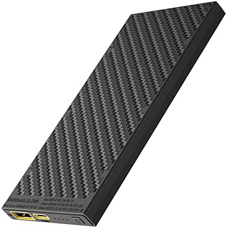 Nitecore NB10000 Externer Akku 10.000 mAh, Schwarz