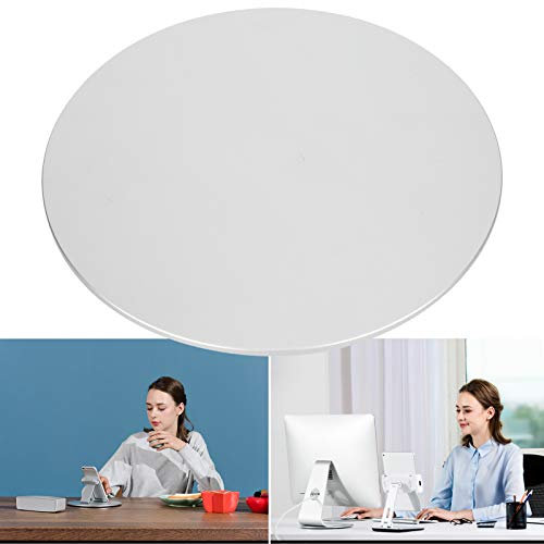 Base di Rotazione del Monitor del Computer, Base Girevole del Monitor di Rotazione di 360 Gradi in Lega di Alluminio Tutto in Un Supporto per Schermo per Laptop