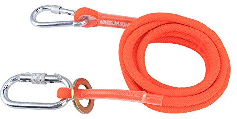 lyrlody 13mm Leichtes Outdoor Kletterseil, Schmutz Abriebfest, Hohe Belastbarkeit bis zu 1800kg, Sicherheitsgurt zum Klettern, BAU, Dach