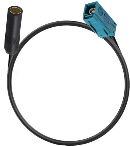 TUOLNK Fakra Z zu Din Kabel Universal Fahrzeug Auto Stereo FM AM Radio Antenne Adapter Fakra Z Buchse auf DIN Buchse Kabel für Auto Stereo Audio HD Radio Head Unit CD Media Player 12inch