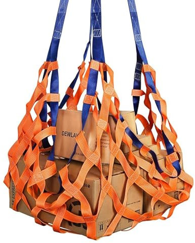 Hangendes Hebenetz - Flaches Nylonnetz, Anhängernetz, Schutznetz Garten, Cargonetz Heavy Duty, Für Treppenhebungsnetz, Frachtnetz, Anpassbar, Last 0,3-3,5 Tonnen ( Size : 4 X 4M/Mesh 15cm/Load 2.5t )