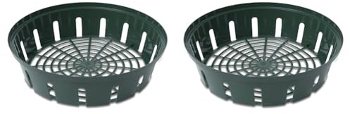 Windhager Blumenzwiebelkorb, Pflanzkorb, Zwiebel-Pflanzkorb, rund, Durchmesser 22 cm, 3 Stück (Packung mit 2)
