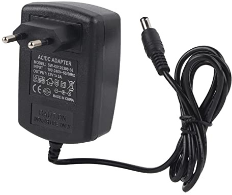 Adaptador de Fuente de Alimentación CA 100-240V a CC 12V 3A para Tira de LED, Enchufe UE EE. UU., Negro, Cable de 1M, Nuevo (Enchufe de la UE)