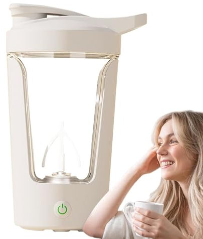 Botellas mezcladoras para mezclas de proteínas, vasos de batido de proteínas totalmente automáticos, taza de mezcla eficiente para batidos de proteínas, entusiastas del fitness, reemplazo de comidas