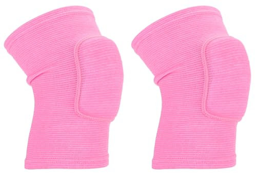 PATIKIL M Größe Schutzhülsen für Knie, 2 Stück Schwamm Volleyball Kniepolster Ski Kniepolster Atmungsaktive Tanz Kniepolster Stütze für Frauen Männer Ski Basketball Training, Pink