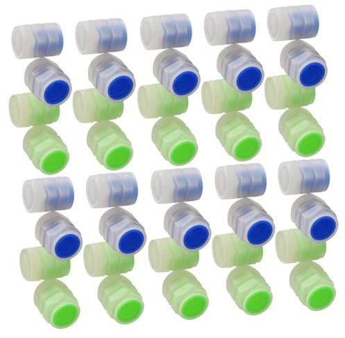Gatuida 50pcs Universal Reifen Ventil Kappen Bike Gas Düse Ventil Core Reifen Ventil Kappe Lichter