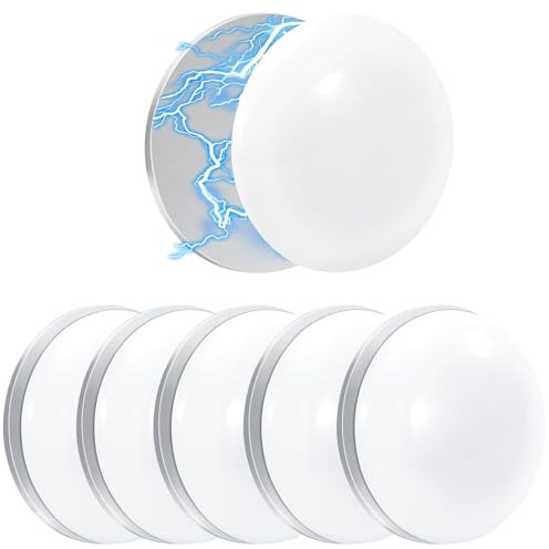 XLKJ 6 Pcs Shower Curtain Weights, Curtain Liner Magnet No Sew, for Drapery, Tablecloth, Flag(White)