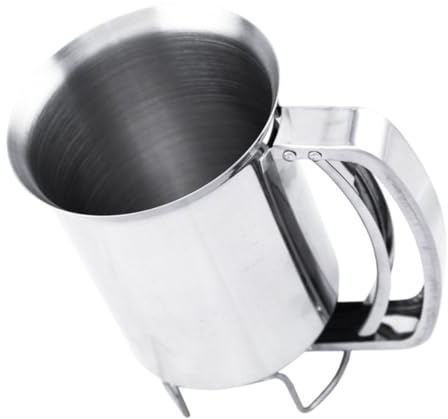MOLUCKFU Distributeur Pâte Inox Épais Anti-rouille avec Support Stable pour Pancakes et Beignets Ustensile de Cuisine et Précis