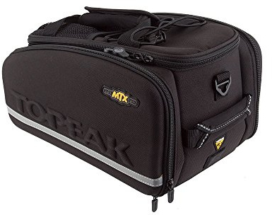 Topeak Rahmentasche MTX TurnkBag EXP Gepäckträgertasche, schwarz, 36 x 25 x 21,5 cm, 16.6 Liter, TT9632B
