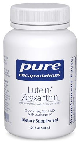 Pure Encapsulations Lutein & Zeaxanthin - Supports Overall Vision* - Maintains Macular Pigment & Eye Health* - Antioxidant Support* - Vegan-Friendly & Non-GMO - 120 Capsules