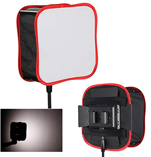 Exliy Boîte à lumière LED pour Panneau Lumineux, diffuseur de lumière Portable Pliable de 16 x 16 Pouces, boîte à lumière carrée, Mini-boîte à lumière diffuseur Pliable
