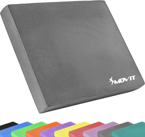 MOVIT® Balance Pad 50 x 40 x 6 cm, TPE, rutschfest, 10 Farben | PE-Wackelkissen mit Waffelstruktur für Balance, Koordination, Yoga, Pilates, Core- und Reha-Training, hautverträglich
