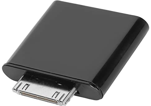 Adaptador Bluetooth de 30 Pines, Adaptador Inalámbrico de Dongle de Sonido Bluetooth para Conferencias en Casa, Transmisor Receptor de Audio Adaptador Bluetooth (Negro)