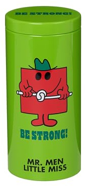 Mr. Strong Gift Tin Filled With 100g Chocolate Brownie Cookies